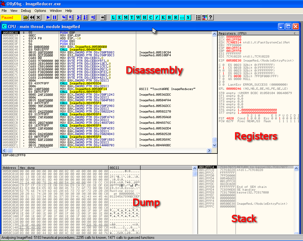 Введение в отладчик OllyDbg